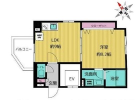 グランデュオ小石川 701 間取り図