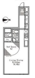 LunaRossa渋谷 4C 間取り図