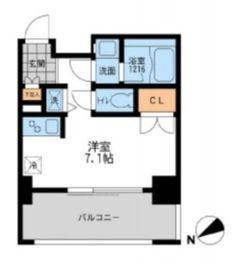 プライマル三軒茶屋 201 間取り図