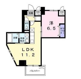 プラム恵比寿 602 間取り図
