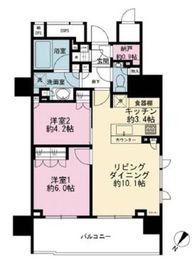 ザ・パークハウス日本橋浜町 11階 間取り図