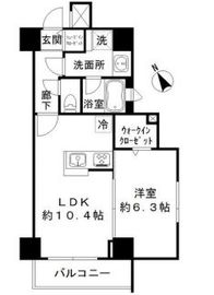 ルシェーヌ恵比寿 103 間取り図