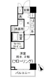 ルシェーヌ恵比寿 303 間取り図