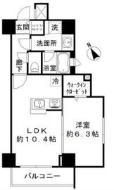 ルシェーヌ恵比寿 503 間取り図