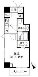 ルシェーヌ恵比寿 601 間取り図