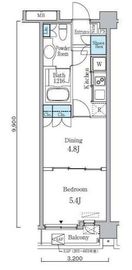 クインテット恵比寿 302 間取り図