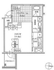 ブリリアイスト東雲キャナルコート 239 間取り図