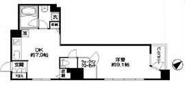 ルクレ新川レジデンス 1005 間取り図