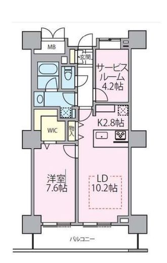 ロイヤルパークスタワー南千住 1203 間取り図