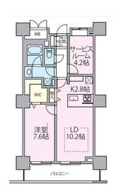 ロイヤルパークスタワー南千住 1203 間取り図