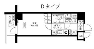 HF両国レジデンス 1004 間取り図