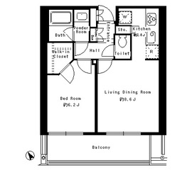 ザ・パークハウス晴海タワーズ ティアロレジデンス 403 間取り図