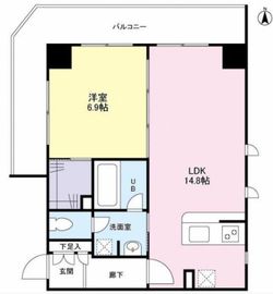 恵比寿三田レジデンス 408 間取り図