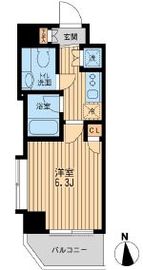 スペーシア池尻大橋 405 間取り図