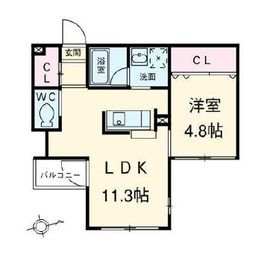 ベルジューレ高輪 301 間取り図