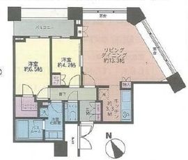 中目黒アトラスタワー 7階 間取り図