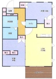 パークヒルズ紅葉山 304 間取り図