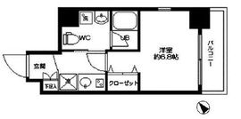 プライマル茅場町 704 間取り図