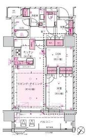 ザ・パークハウス日本橋浜町 7階 間取り図