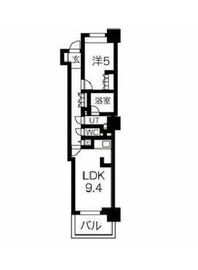 ステーションフロントタワー 3階 間取り図