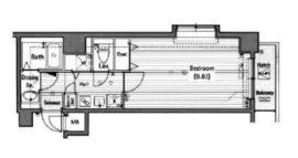 グランド・ガーラ西麻布 6階 間取り図