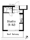 ラティエラ乃木坂 402 間取り図