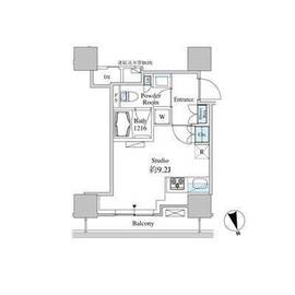 パークハウス学芸大学ウエストサイドレジデンス 1202 間取り図