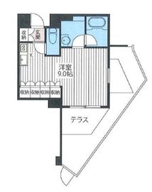 エスティメゾン北新宿 306 間取り図