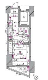 ピアース初台センティア 3階 間取り図