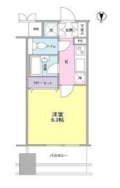 プロスペクト・グラーサ広尾 1103 間取り図