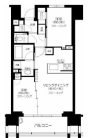 シティハウス広尾南 11階 間取り図