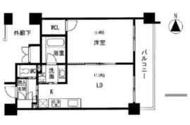 クリプトメリア目黒 304 間取り図