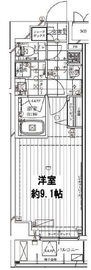 レガリス門前仲町パークサイド 1階 間取り図