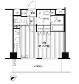 麻布イーストコア 302 間取り図