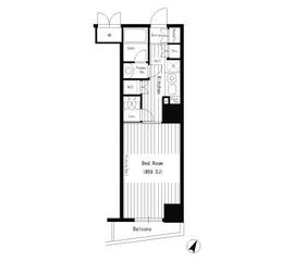 アイルグランデ押上 301 間取り図