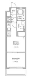 レジディア笹塚 304 間取り図