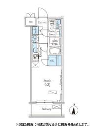 パークアクシス錦糸町ヴェール 402 間取り図