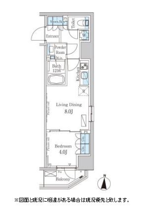パークアクシス錦糸町ヴェール 701 間取り図
