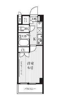 HF武蔵小山レジデンス 507 間取り図