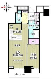 ザ・パークハウス晴海タワーズ クロノレジデンス 27階 間取り図