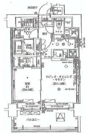 パークリュクス日本橋小網町mono 9階 間取り図