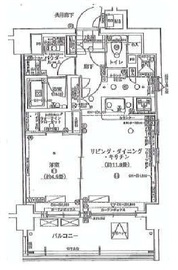 パークリュクス日本橋小網町mono 9階 間取り図