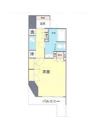 ピアース初台センティア 2階 間取り図