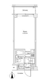 イプセ蒲田ウエスト 113 間取り図