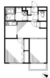 ジェイパーク南麻布 2階 間取り図