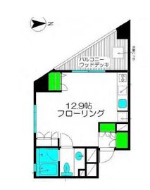 フリーディオ西麻布 11階 間取り図