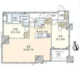 シティタワーズ豊洲ザ・シンボル 30階 間取り図