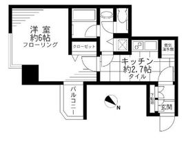 飯倉ヒルズ 10階 間取り図