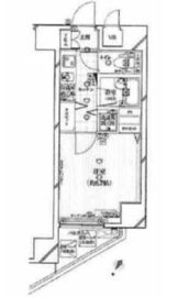 ガリシアヒルズ六本木 4階 間取り図