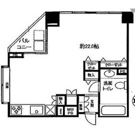 フリーディオ広尾南 4階 間取り図